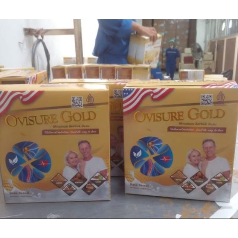 

OVISURE Gold susu BPOM RI memulihkan kerusakan pada tulang dan sendi 2Box