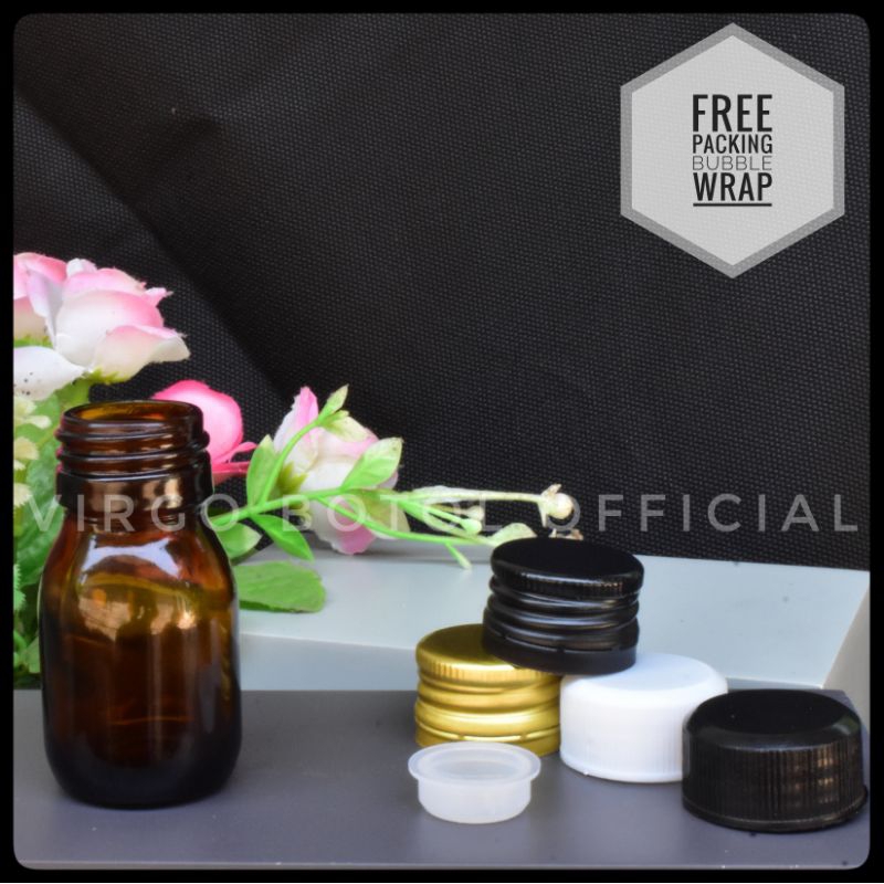 Botol Kaca Amber 30ml