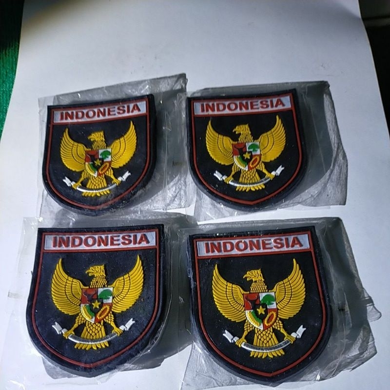 patch ruber logo indonesia Garuda