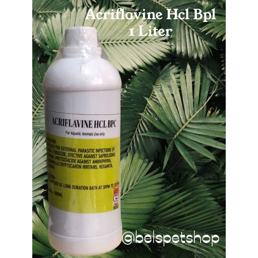 Acriflavine hcl bpc 1Liter/Acriflavine 1liet/obat ikan 1liter