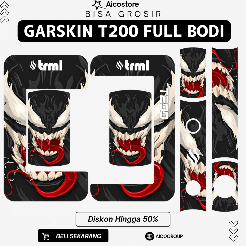 

Stiker inner garskin Thee 200 full body bisa hologram dan custom desain