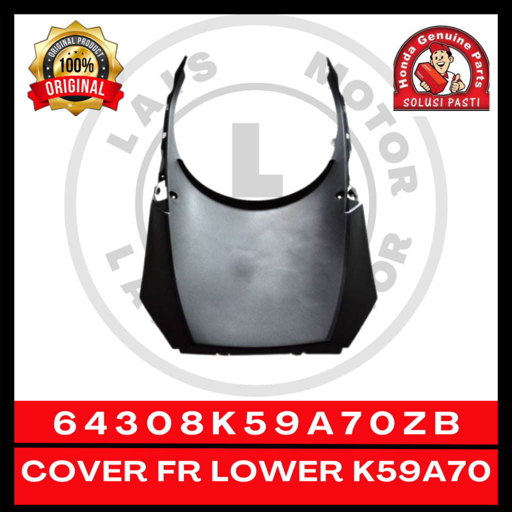 Cover Dek Lumpur K59A70 Vario125 150 Led New 64308K59A70ZB Original AHM