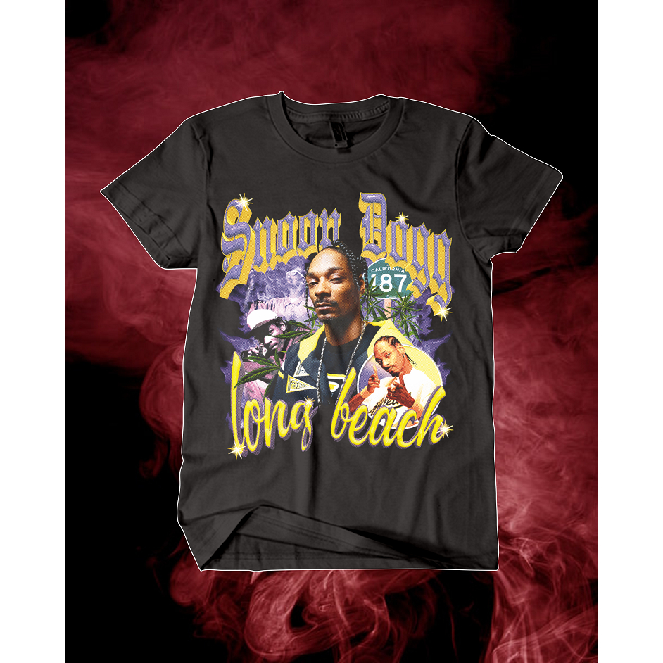 TSHIRT SNOOP DOGG LONGBEACH VINTAGE BOOTLEG