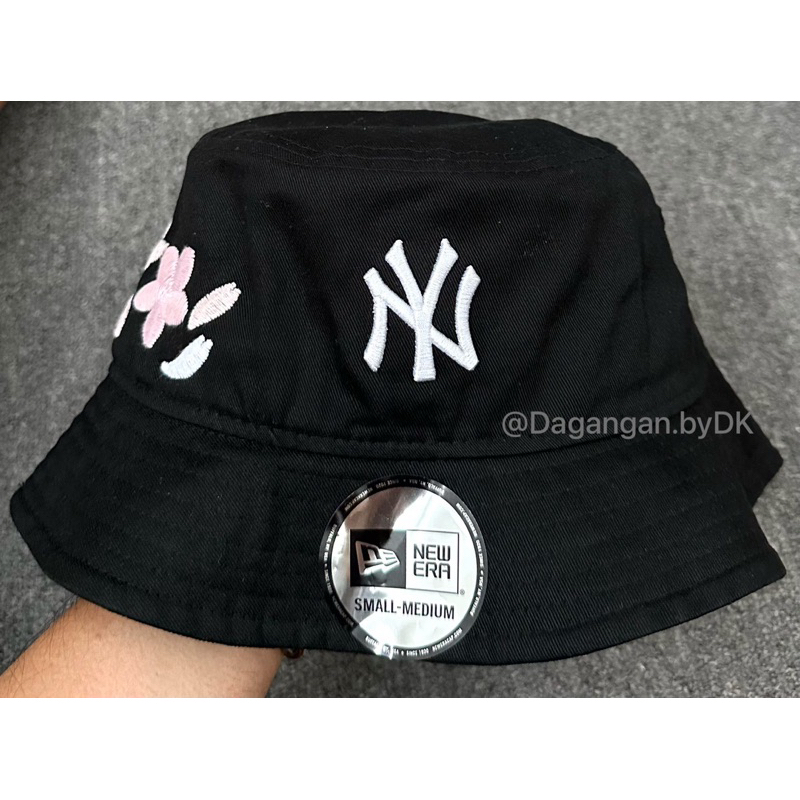 Topi Bucket Hat New*Era Sakura Original 100% Hitam (Limited)