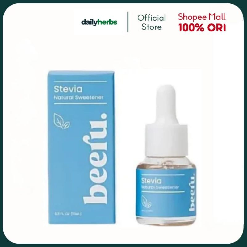 

Beeru Stevia Natural Sweetener - 15 ml Pemanis Alami Alternatif Gula 0 Kalori