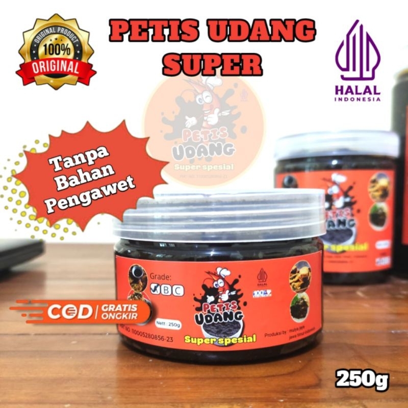 

Petis udang super spesial 250 gram. petis dengan bahan premium dan rasanya pasti enak
