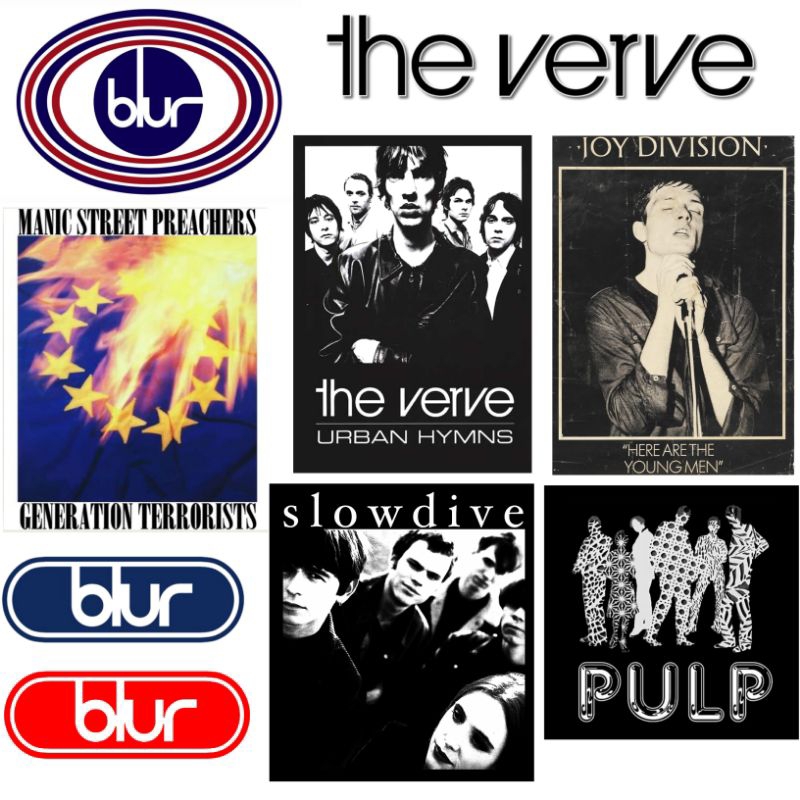 

STICKER PACK BAND BRITPOP KUAT DAN ANTI AIR