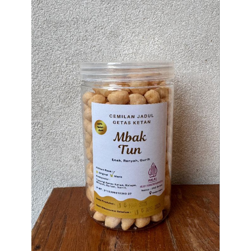 

Cemilan Jadul Getas Ketan Mbak Tun