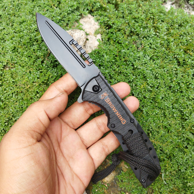 Pisau Lipat Survival Browning Camping Outdoor