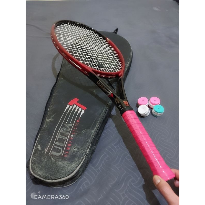 RAKET TENIS ORIGINAL WILSON ULTRA HAMMER SYSTEM BEKAS MASIH MULUS SIAP PAKAI