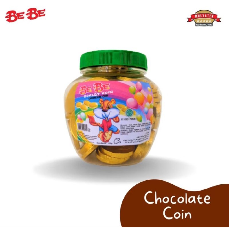 

Be be cokelat coin toples isi 100 pcs