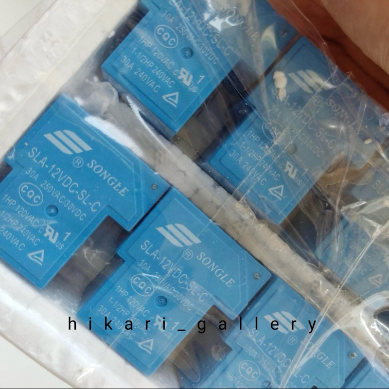RELAY SONGLE 12 VOLT 30A ORI / RELAY KODOK 12V 30A