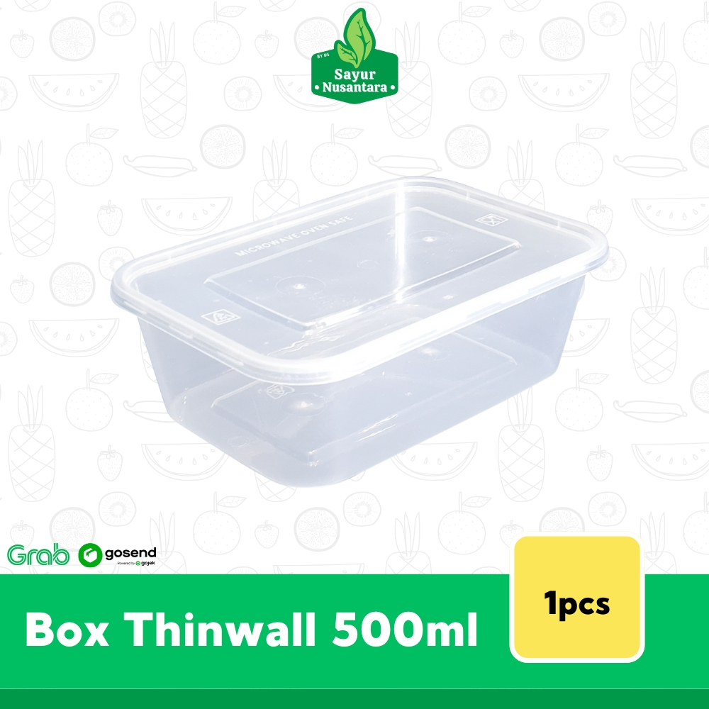 Box Thinwall 500ml - Sayur Nusantara