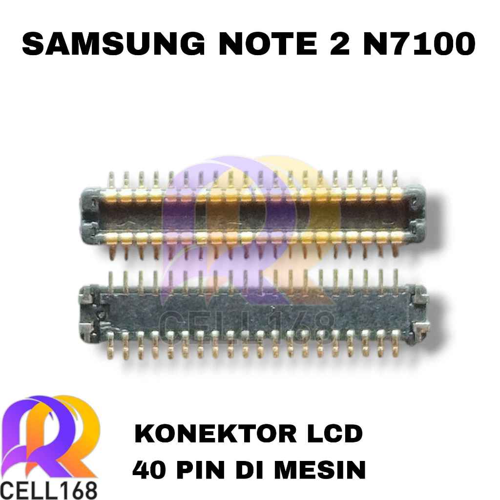 KONEKTOR LCD SAMSUNG NOTE 2 N7100 CONNECTOR LCD FPC DIMESIN
