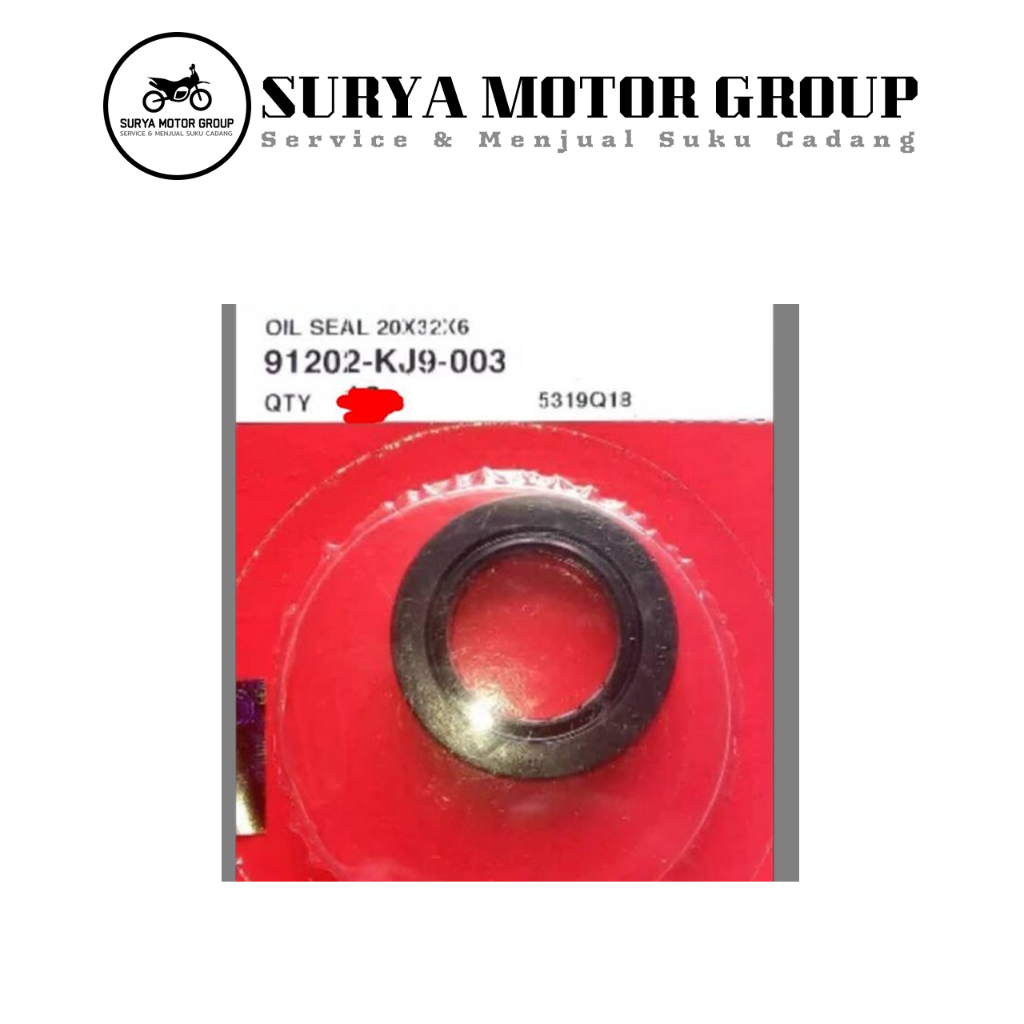 Jual Sil Oil Seal 20x32x6 91203-KJ9-003 AHM Astra Honda Motor Sparepart Ori Original Asli 100%