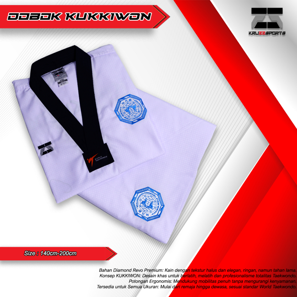 Dobok Kukkiwon Version Taekwondo From Kruzzsports