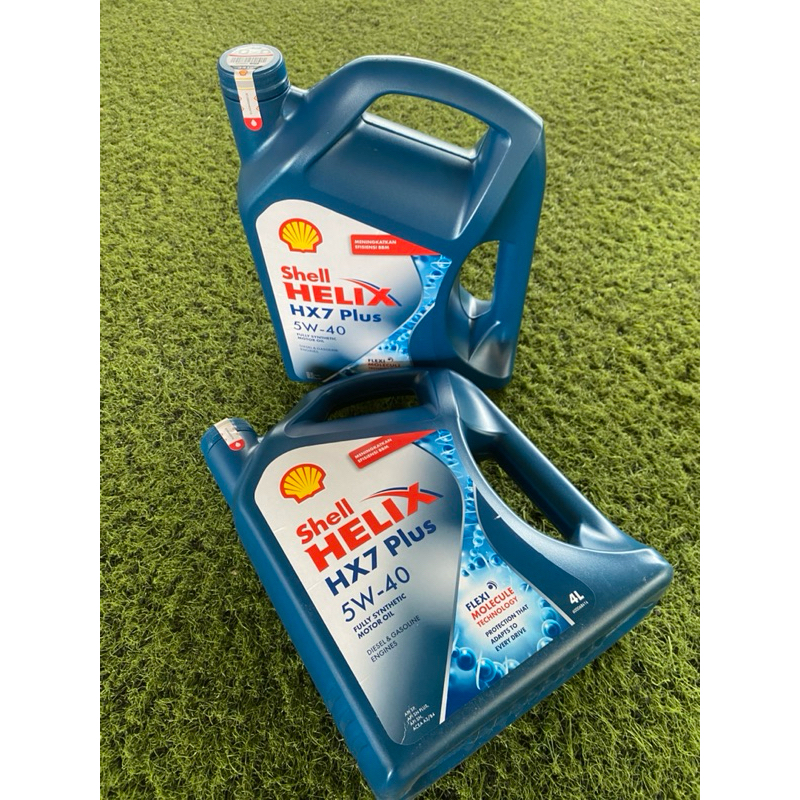 Oli shell helix HX 7 plus 5W-40 - 4Liter