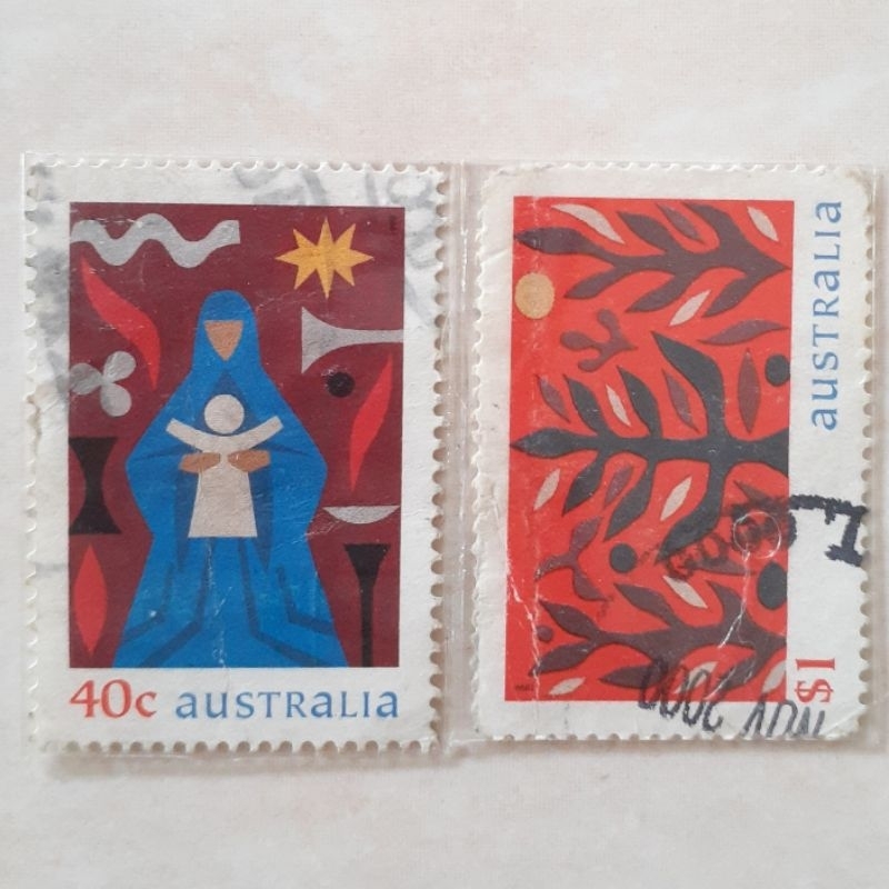 

Perangko Australia Christmas Tahun 1999 set lengkap 2pcs