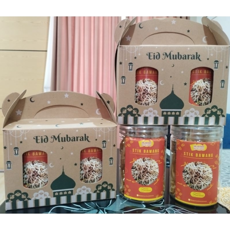 

Paket hampers stik bawang 2 toples kecil