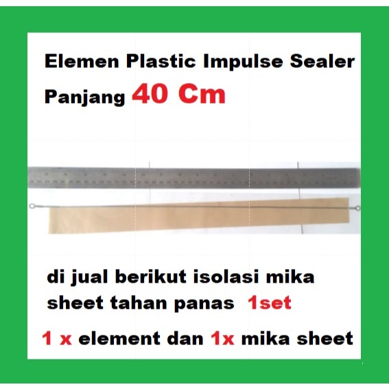 Elemen Plastic Impulse Sealer 40 Cm
