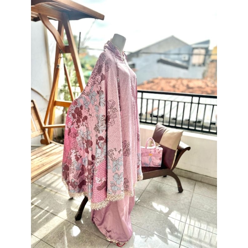 Mukena Dewasa Jumbo 2 in 1/ Mukena Maxmara Silk Jumbo 2in1