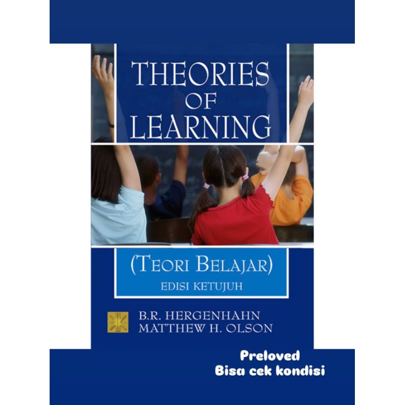 Buku Theories of Learning Edisi Ketujuh (Teori belajar) -preloved, cek condi chat