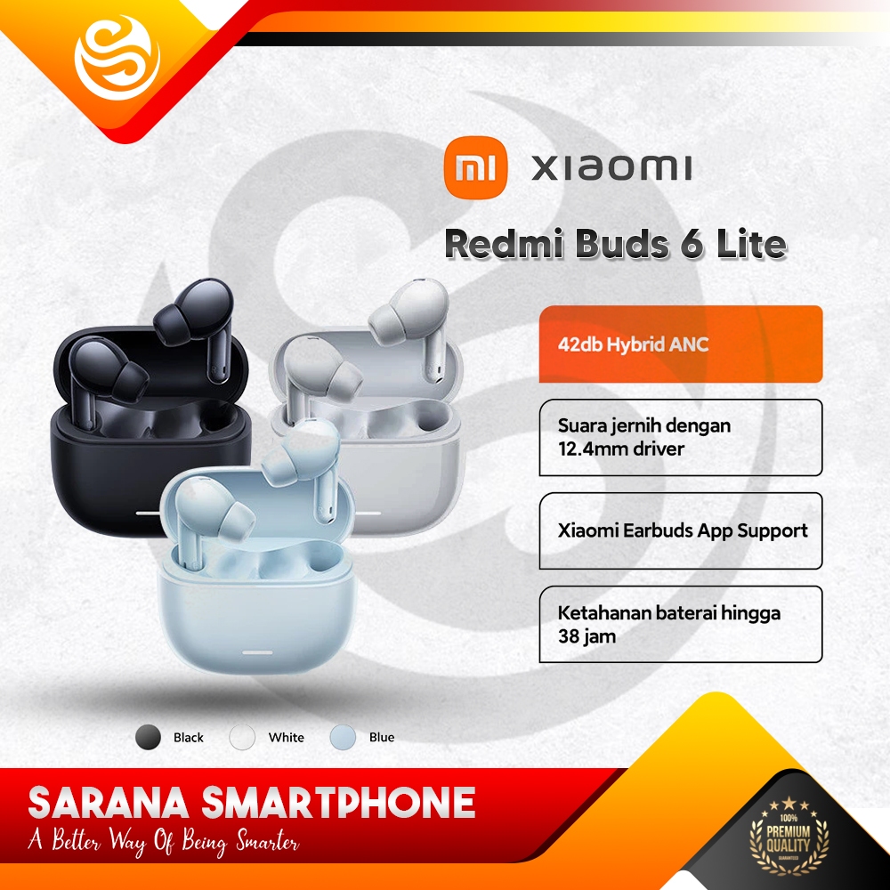 Xiaomi Redmi Buds 6 Lite | Xiaomi Earbud | driver 12.4mm