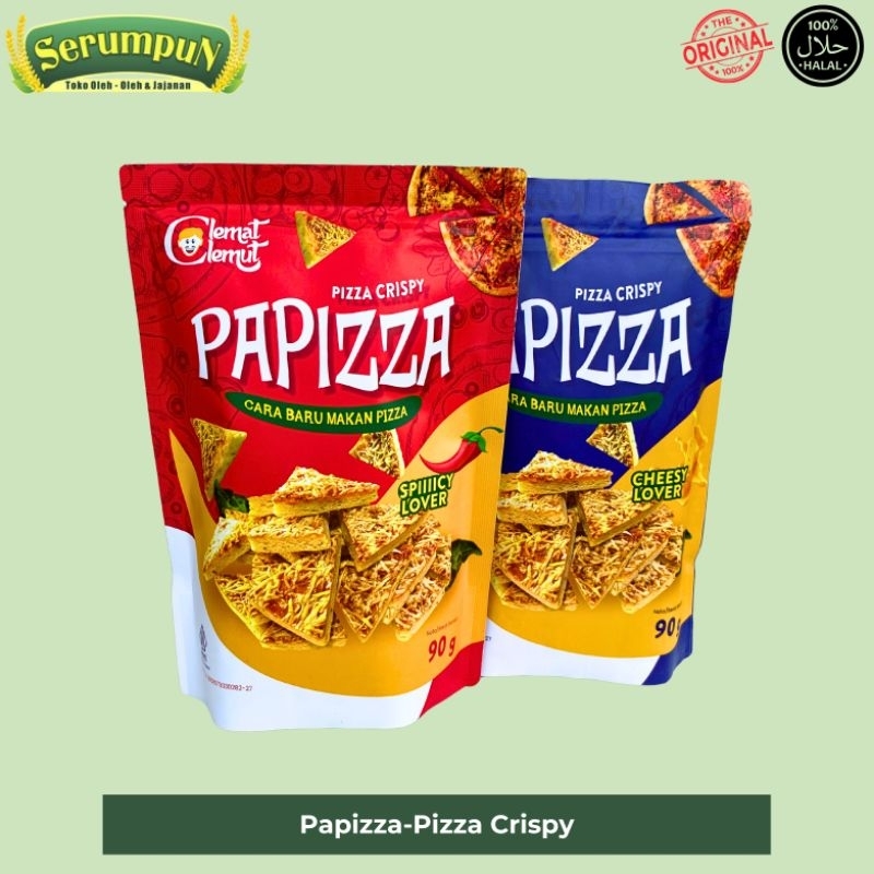 

Papizza Pizza Crispy | Pizza Crispy | Snack | Cemilan | Makanan ringan