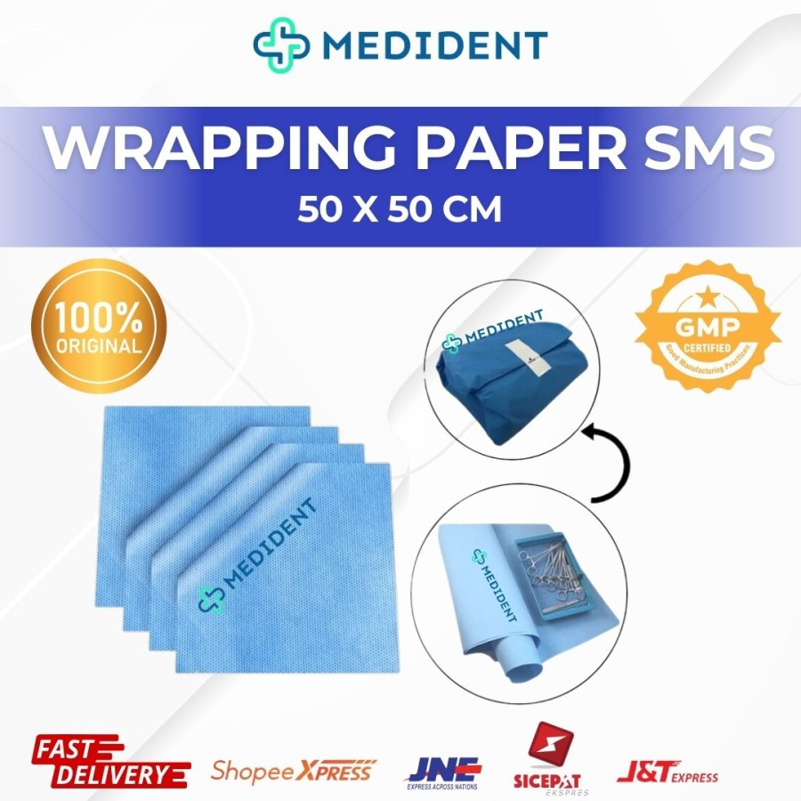 

Wrapping Paper SMS Non Woven / Kertas Pembungkus Autoclave / Wrapping