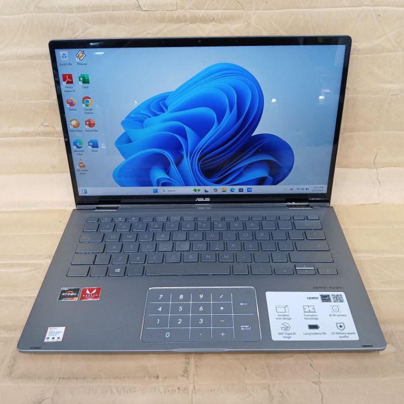 [LAPTOP PREMIUM] ASUS ZENBOOK UX462DA AMD RYZEN 7 3700U RAM 8GB SSD 512GB FLIP TOUCHSCREEN
