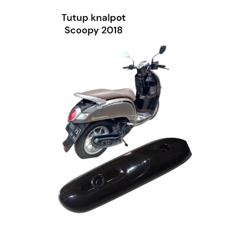 Tutup knalpot Scoopy 2018