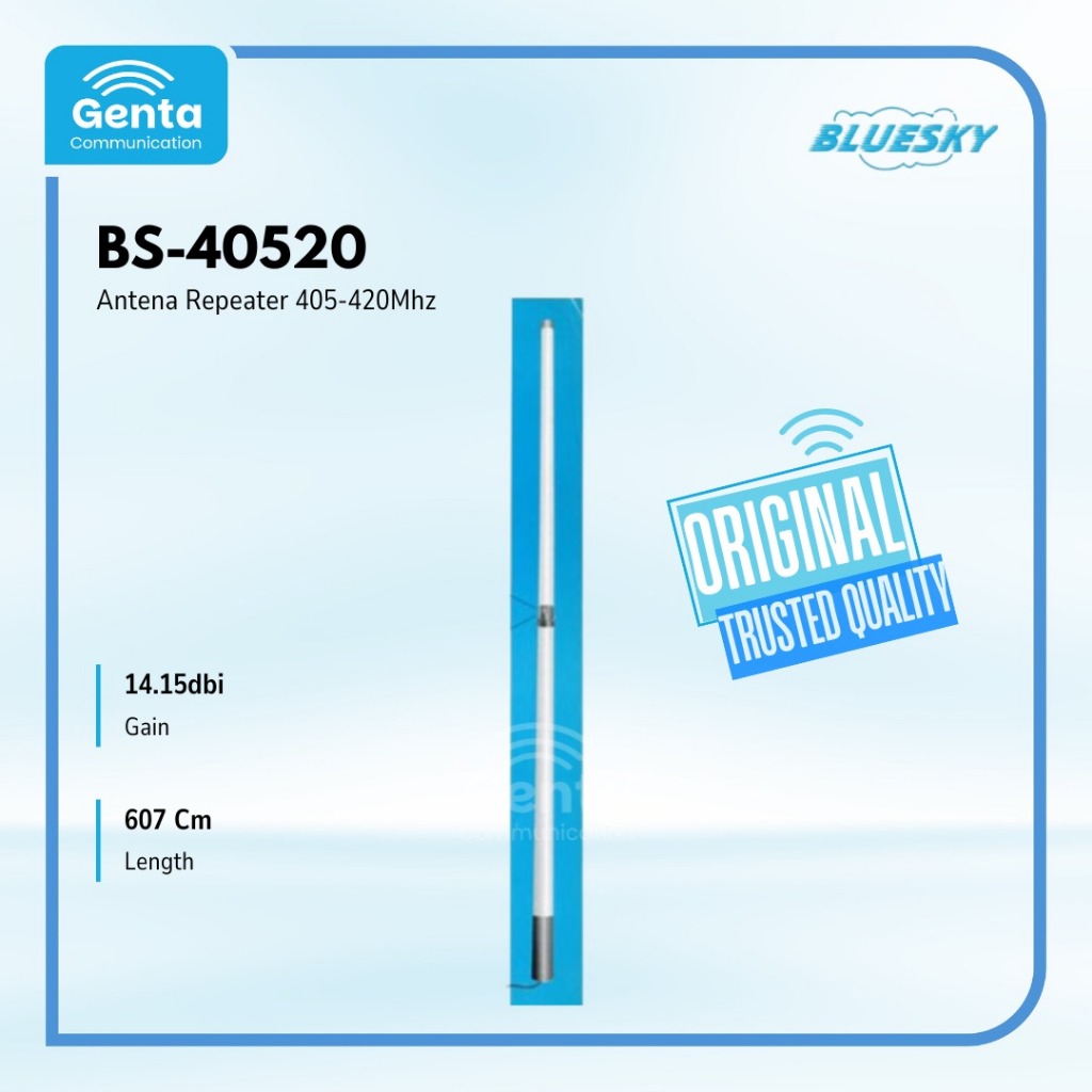 ANTENA REPEATER BLUESKY BS-40520 / BLUESKY BS40520 / BLUESKY BS 40520 UHF 405-420Mhz 14,15 dbi GARAN