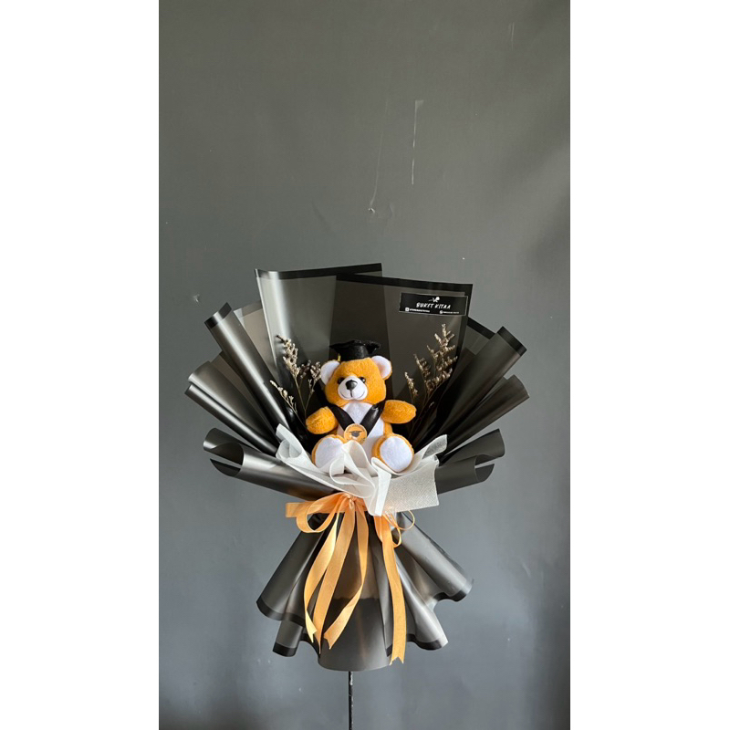 

Buket Wisuda Boneka uk +-12cm