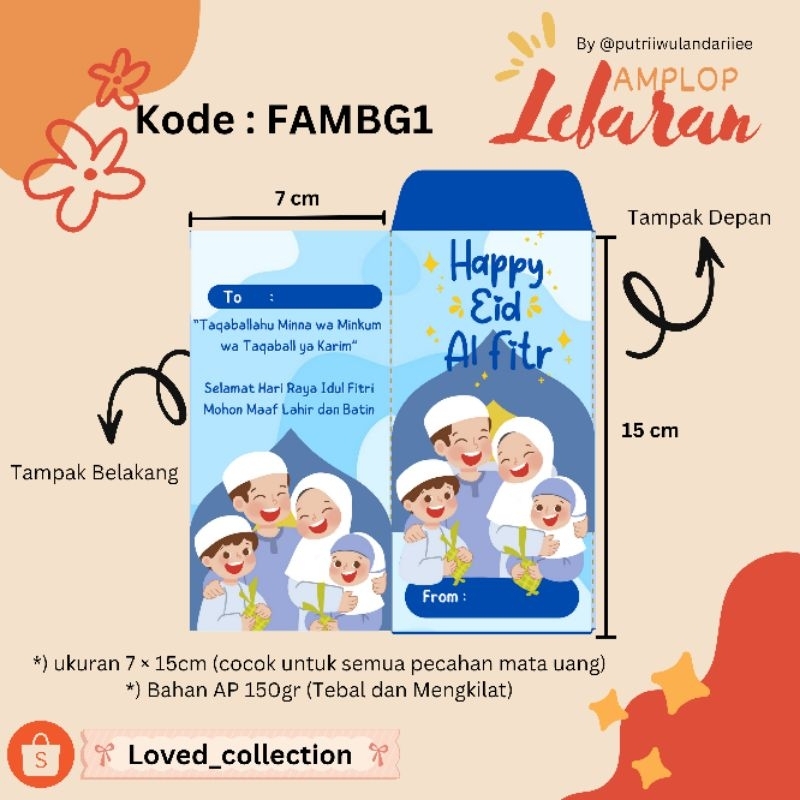 

(30PCS) (10PCS) AMPLOP LEBARAN UNIK / AMPLOP LEBARAN 2025
