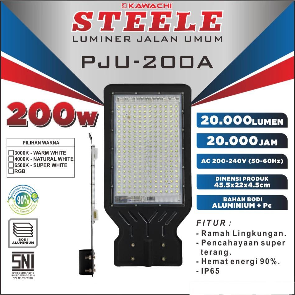 STEELE | LUMINER JALAN UMUM PJU-200A | Lampu Jalan | Lampu Panel | Lampu Tiang