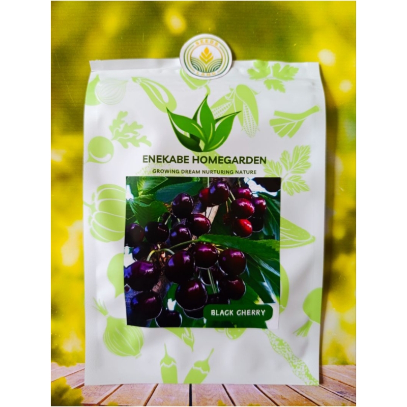 BIJI BENIH BUAH CHERRY HITAM IMPOR KEMASAN ORIGINAL ± 10 BUTIR