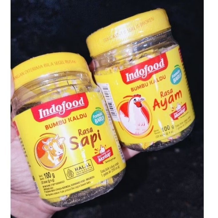 

Maggi Indofood Bumbu kaldu . rasa sapi dan ayam isi 25blok