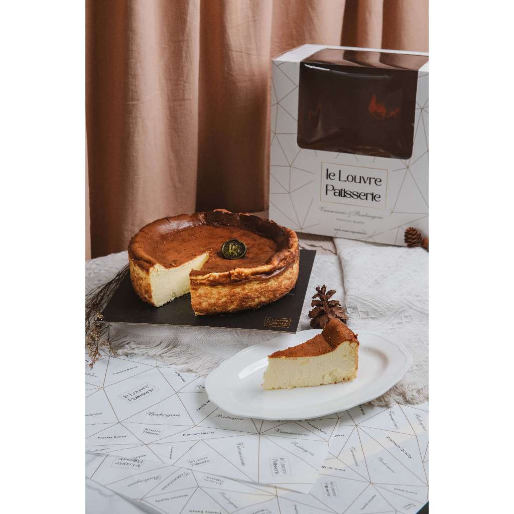 

San Sebastian Burnt-Basque Cheesecake Slice