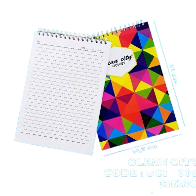 

OLEAN CITY MEMO PAD OCI BERGARIS SPIRAL UKURAN A5 & A6 / NOTEPAD NOTEBOOK