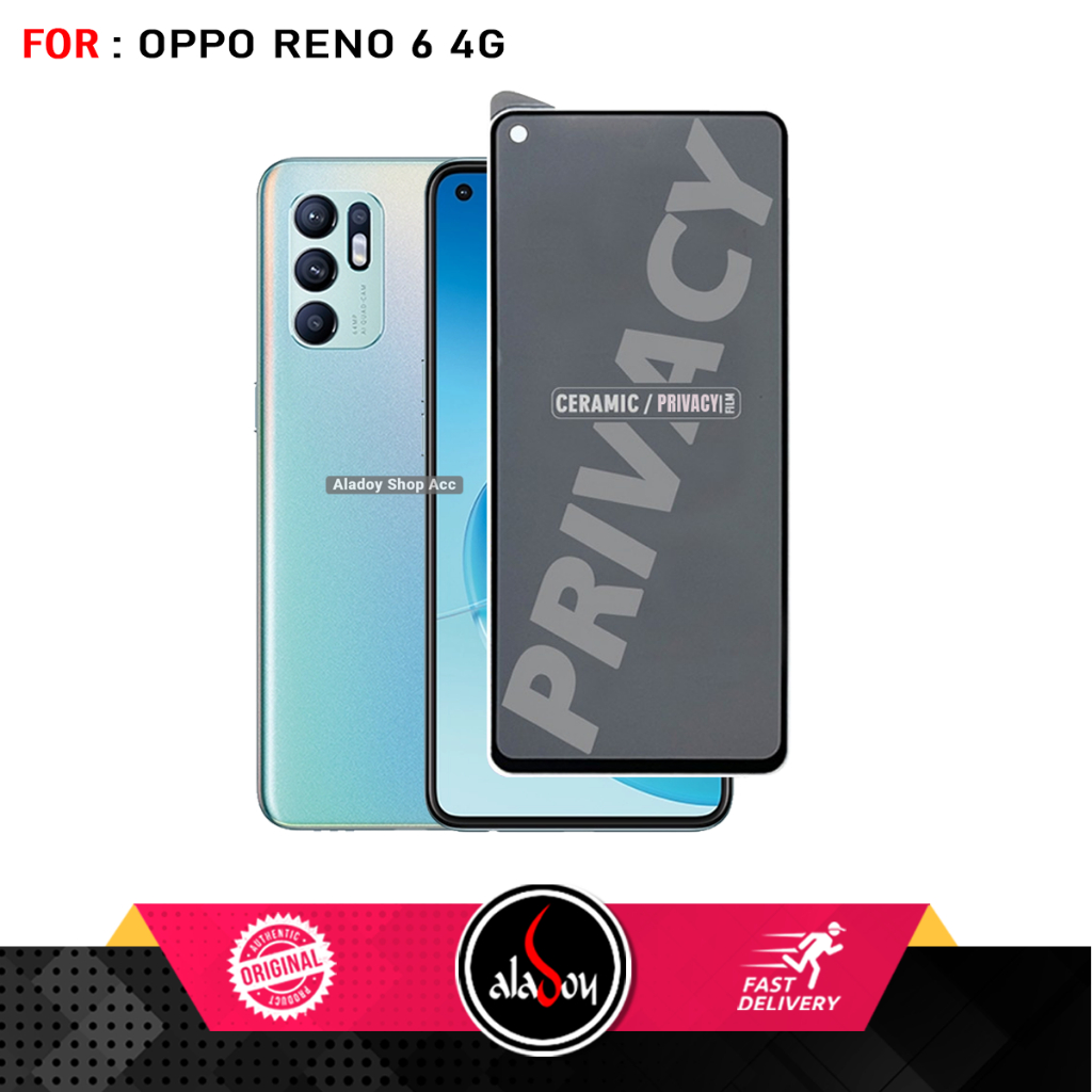 Tempered Glass SPY Oppo Reno 6 4G Anti Gores Privacy