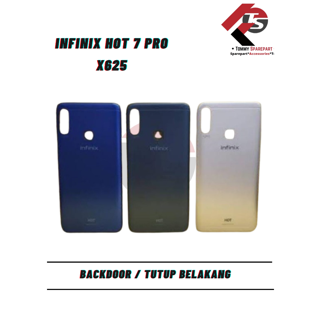 Backdoor / Tutup Belakang Infinix Hot 7 Pro / X625 Kualitas Original