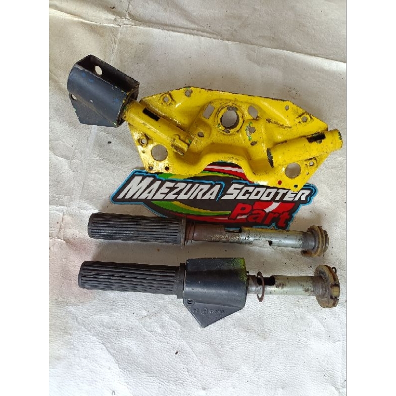 stang setang stir tulangan tengah vespa excel original copotan kuncian L