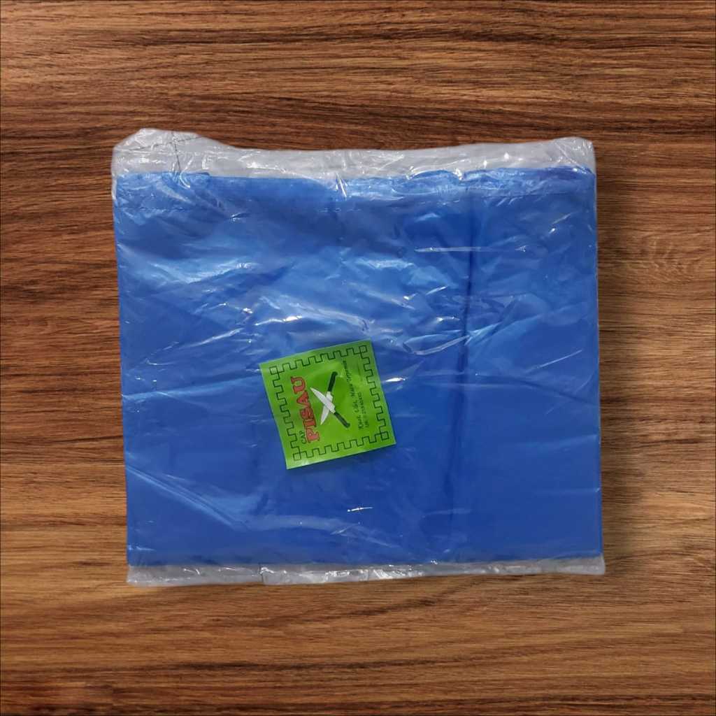 KANTONG PLASTIK KRESEK BESAR KUAT cap PISAU I UKURAN 40X65 cm merah biru hijau kuning isi 50 perpak