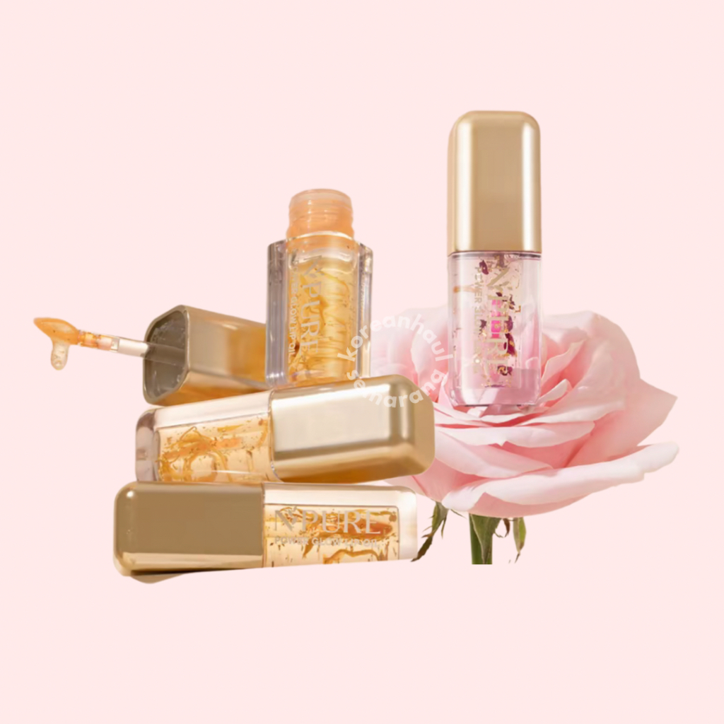 [FREE CHARM] NPURE Power Glow Lip Oil / Marigold Peach + Rose Pink / Lip glow oil / lip glow / lip o