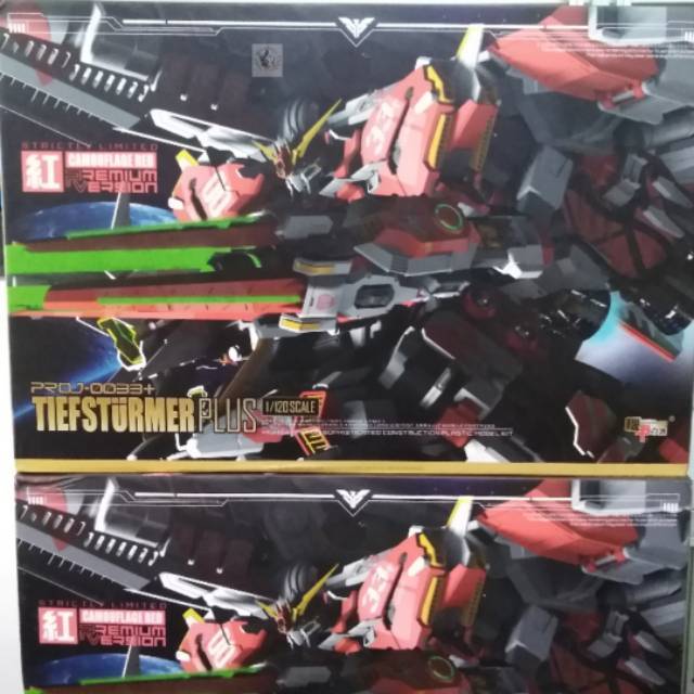 NEW Mechanicore Tiefsturmer Plus Gundam 1/120 Red Typ