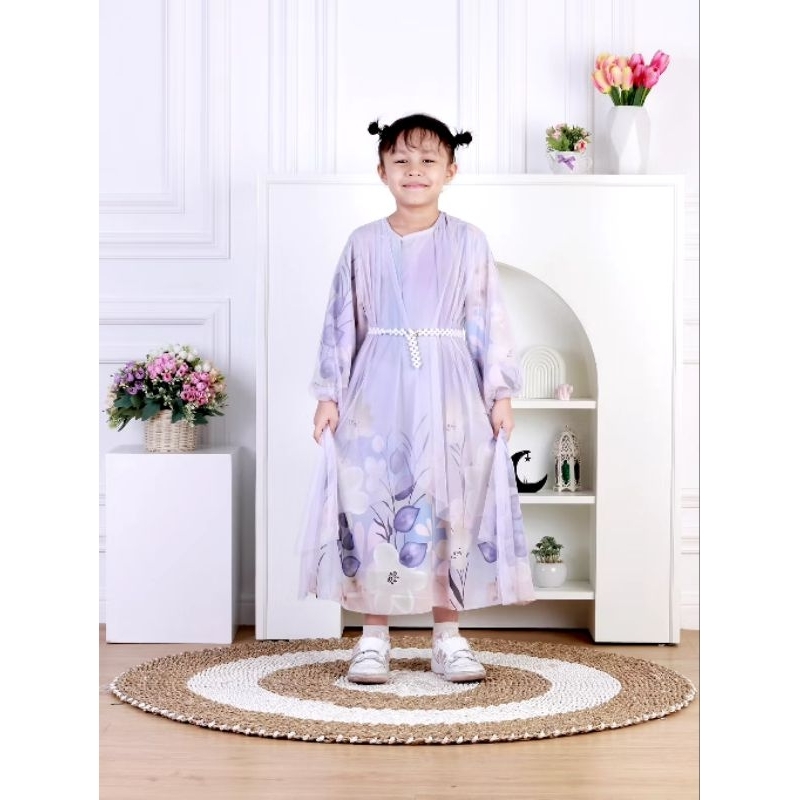 Dungdungkids gamis anak Olivia ceruty babydoll