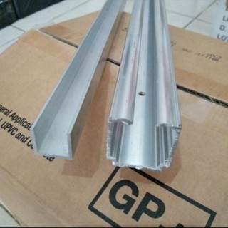 Rel atas bawa pintu lipat 1 set/track husky 3mtr