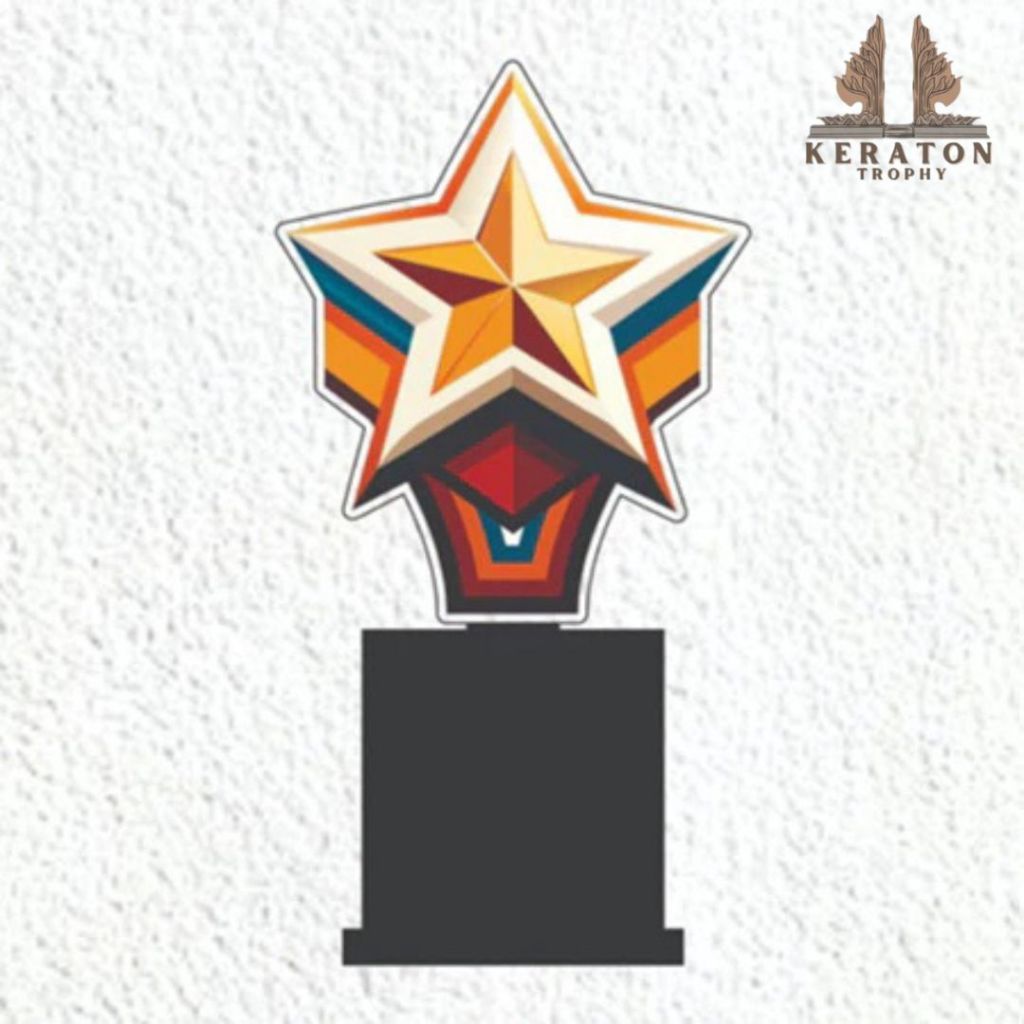 Piala Bintang Akrilik Custom Piala Juara Piala Bintang Akrilik Custom