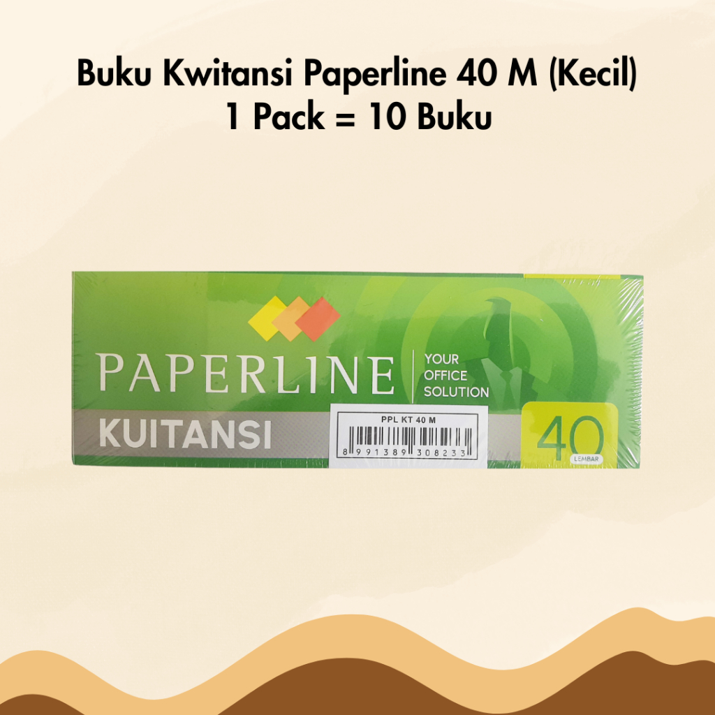 

Buku Kwitansi Kecil Paperline 1 Pack Isi 10 Kuitansi