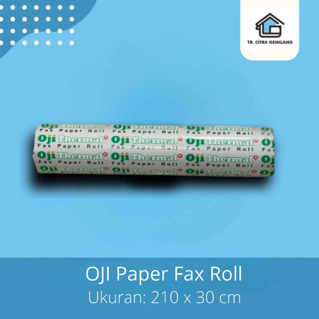 

Kertas Fax merk Oji Thermal 210x30M